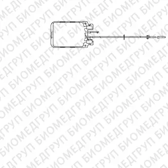 Контейнер полим. для крови и ее компонв стерил. однократо применения: КПК11500/4 однокам. с 4мя портами 1500 мл с иглой полимер. одноканал.
