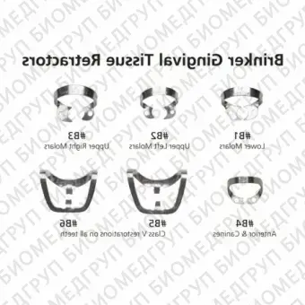 Hygenic Brinker Clamps Kit  набор кламмеров для сильноразрушенных зубов