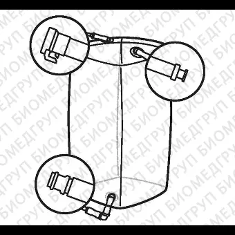 Мешки для сбора, хранения и транспортировки культуральной жидкости 3D Productainer BPCs, 200 литров, материал Aegis514, 3 порта, Thermo FS, SH30967.03