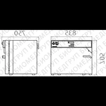 Камера испытательная тепло, 5 выше комн....300С, FP115, 115 л, Binder, 90100255