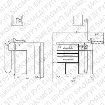 Euroclinic Otocompact Steel ЛОРкомбайн