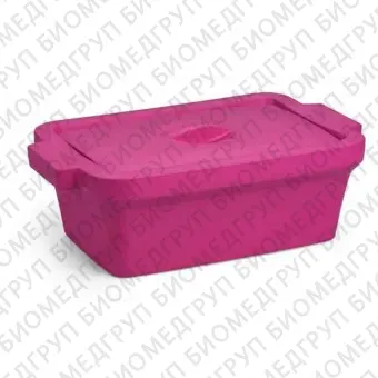 Емкость для льда и жидкого азота 4 л, розовый цвет, с крышкой, Midi, Corning BioCision, 432113