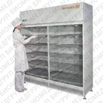 Шкаф для стерильного хранения, ширина рабочей поверхности 180 см, БАВнп01ЛаминарС.1,8, раздвижные двери, УФлампы, Ламинарные системы, 1D.00318.0