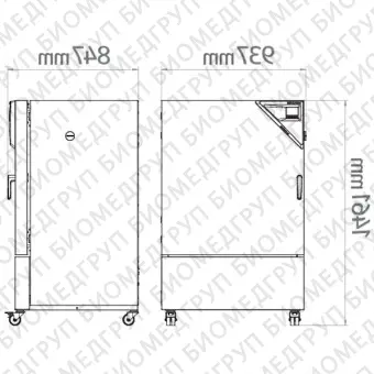 Климатическая камера постоянных условий теплохолодвлажность, 0...70С, 247 л, KBFS 240, Binder, 90200366
