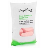 Depilflax, Воск горячий в брикетах, розовый, с розовым маслом, 1000 г