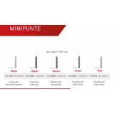 Полир MINIPUNTE универсальный для обработки трудных поверхностей, 1шт. Reddish Stone (N11CMV 3 мм х 24 мм Зеленый Миниконус)