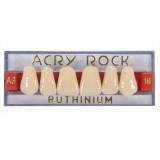 Зубы акриловые Acry Rock фронтальные верхние (планка 6 зубов) (C1 S-14)