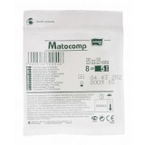 Салфетки марлевые стерильные MATOCOMP 5cm x 5cm, 8сл. 17н. по 5 шт. blister